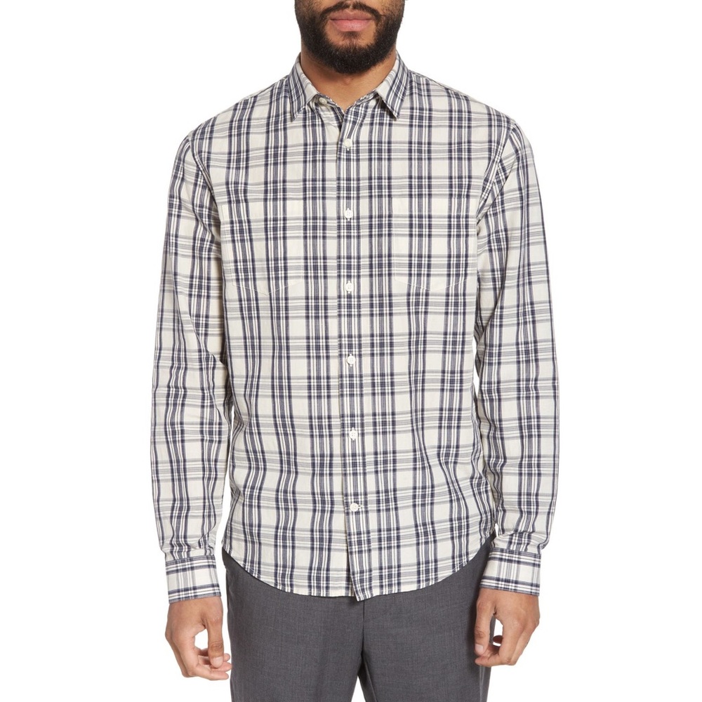 Vince Men’s Plaid Shirt